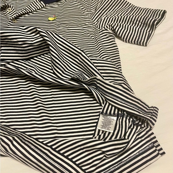 Master’s Collection Strip Collared Polo Shirt - Picture 4 of 5